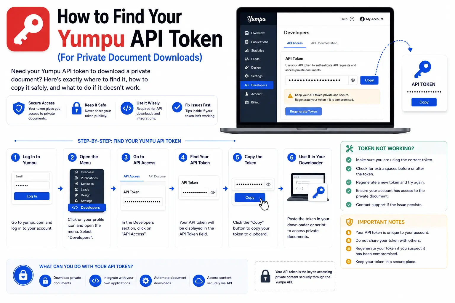 How to Find Your Yumpu API Token (For Private Document Downloads)